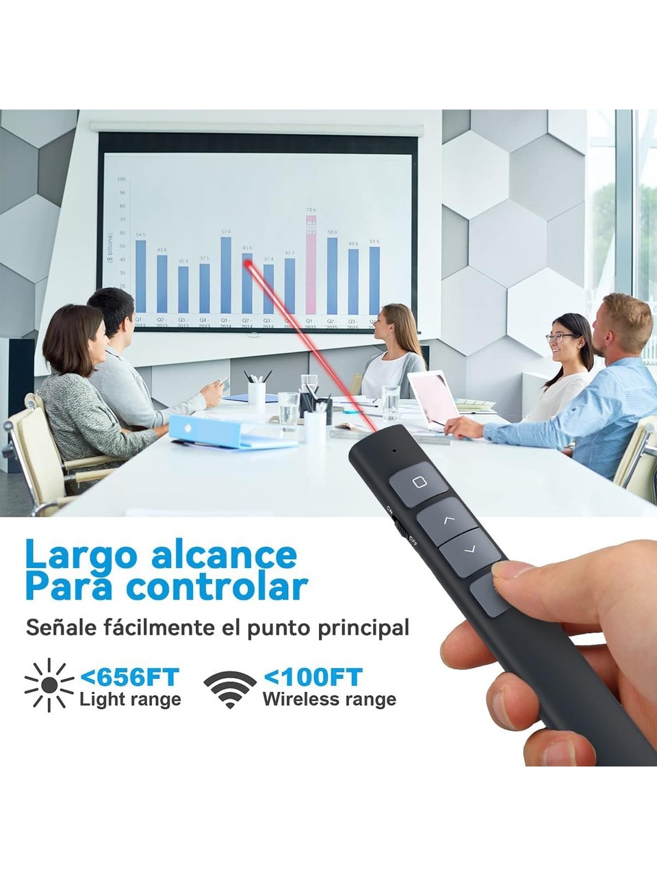 Bilişim Burada Y60 Y-60 Laser Pointer 2-4ghz Kablosuz Lazer Sunum Kumandası